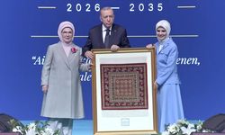Erdoğan'a dikkat çeken hediye! Bakan gözlerini alamadı