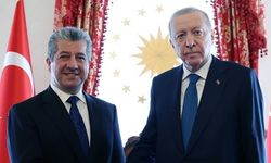 Erdoğan, Mesrur Barzani'yi kabul etti!