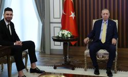 Erdoğan, Alperen Şengün'ü Külliye'de kabul etti