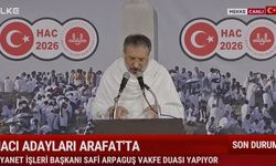 Hacı adaylar Arafat'ta...