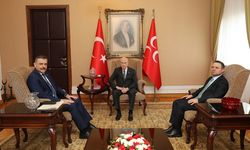 Akın Gürlek ve Mustafa Çiftçi'den Bahçeli'ye sürpriz ziyaret