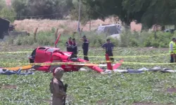 Ankara'da düşen helikopterden acı haber