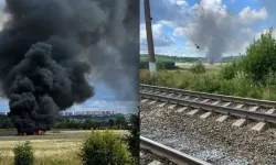 Rusya'da başkentte savaş uçağı düştü!