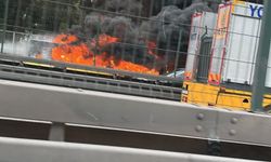 İstanbul'da korkutan anlar: İETT otobüsü yandı!
