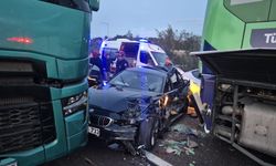 İstanbul-İzmir Otoyolu’nda zincirleme kaza!