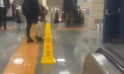 İstanbul’da sağanağın ardından Hacıosman metro istasyonunu su bastı!