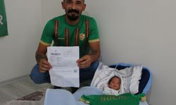 Amedspor sevgisi sınırları aştı! Bebeğinin ismi şaşırttı