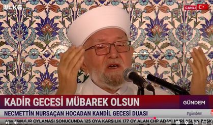 Necmettin Nursaçan Gazze'ye dua ederken canlı yayında gözyaşlarını tutamadı