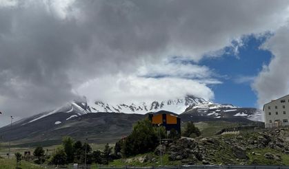 Erciyes Dağı’ndan hayran bırakan fotoğraf