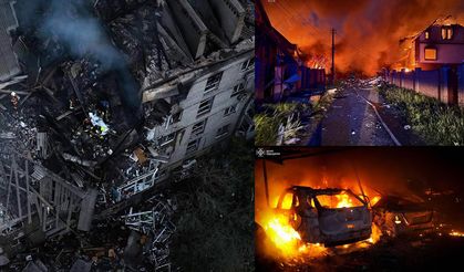 Rusya'dan Ukrayna'ya büyük saldırı: 367 İHA ve füze kullanıldı