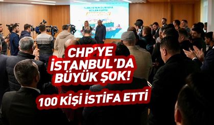 CHP'de İstanbul şoku! 100 partili istifa edip AK Parti'ye katıldı!
