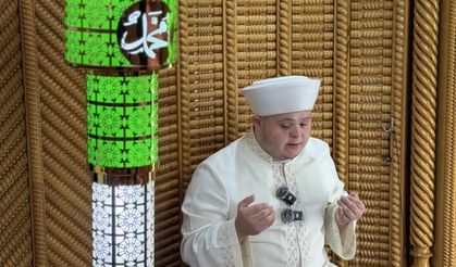 Down sendromlu Fırat'ın vaazı ilgi gördü