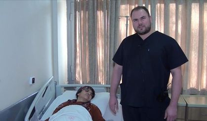 Karnından 25 santimetrelik kist çıkarıldı!