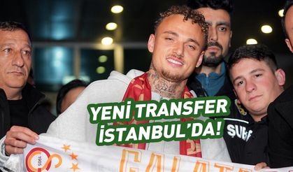 Galatasaray'ın yeni transferi Noa Lang İstanbul'da!