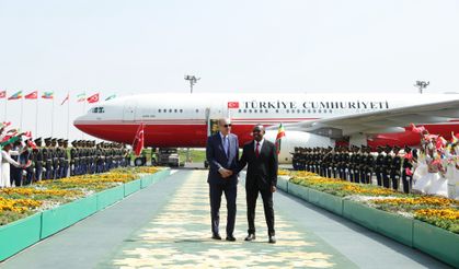 Cumhurbaşkanı Erdoğan Etiyopya'da sevgi seli