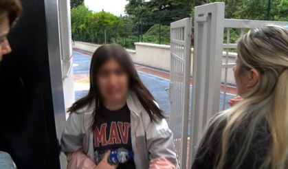 İstanbul'da okulu karıştıran öğrenci gözyaşlarına boğuldu