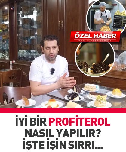 İşte iyi bir profiterolün olmazsa olmazı
