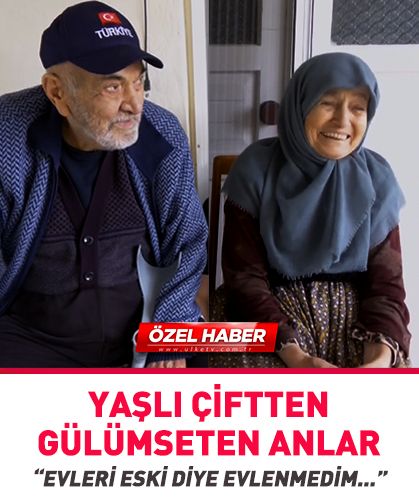 Yaşlı çiftten gülümseten anlar... Böylesi ilk defa görüldü