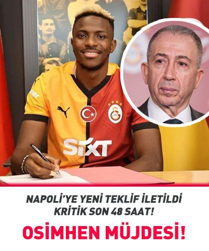 ⚽Galatasaray'da Osimhen müjdesi! Yeni gelişmeyi 2. Başkan duyurdu: Son 48 saat ⏳