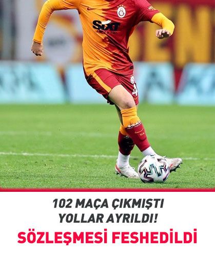 Galatasaray ile 100'den fazla maça çıkmıştı! Sözleşmesi feshedildi