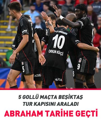 Beşiktaş St. Patrick’s deplasmanında turu araladı