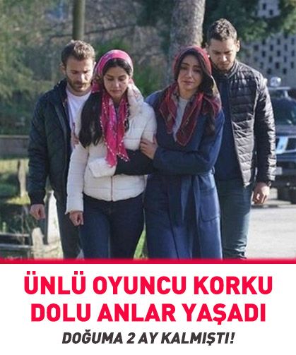 Ünlü oyuncu tatilde korku dolu anlar yaşadı: Doğuma 2 ay kalmıştı