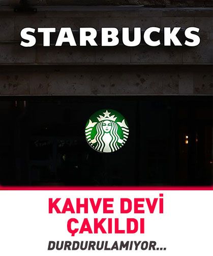 Starbucks yüzde 36 çakıldı!