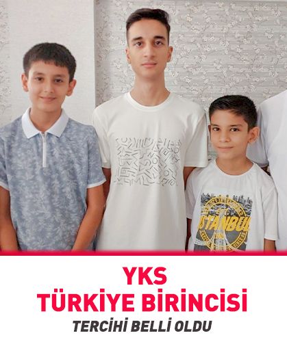 YKS Türkiye birincisinin tercihi belli oldu!