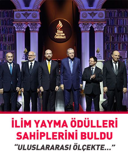 İlim Yayma Ödülleri sahiplerini buldu