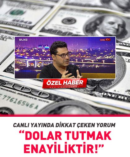 "Dolar tutmak enayiliktir!" Canlı yayında dikkat çeken yorum