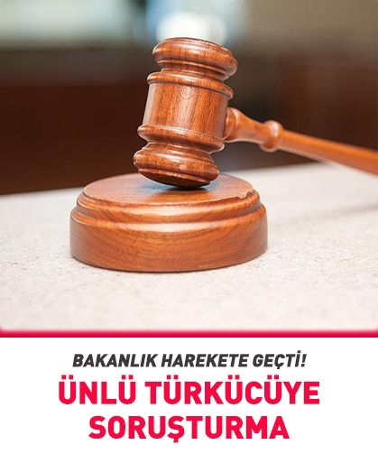 Bakanlık harekete geçti! Ünlü türkücüye soruşturma