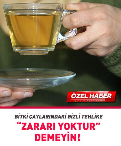 "Zararı yoktur" demeyin! Bitki çaylarındaki gizli tehlike