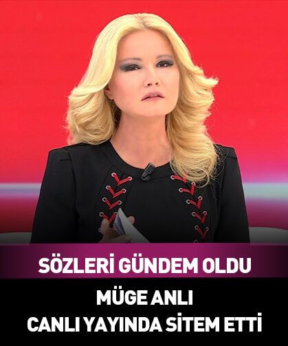 Müge Anlı canlı yayında sitem etti!