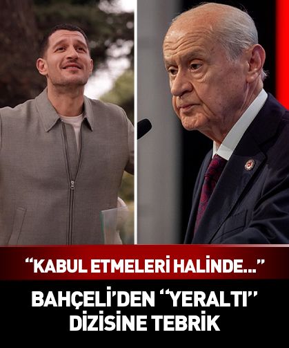 Devlet Bahçeli "Yeraltı" dizisi oyuncusu Uraz Kaygılaroğlu'nu aradı!