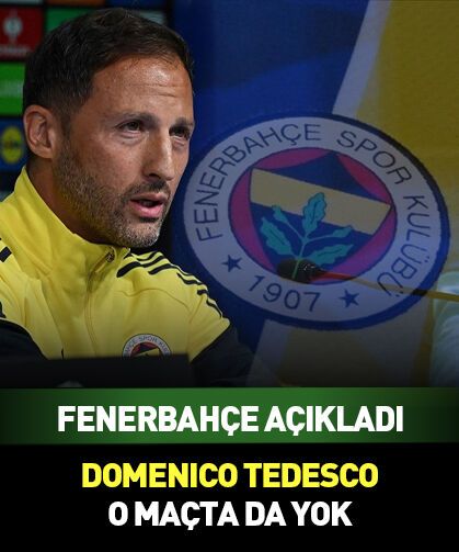 Fenerbahçe’den Domenico Tedesco kararı!