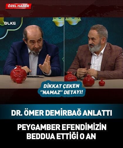 Peygamber Efendimizin beddua ettiği o an! Dr. Ömer Demirbağ anlattı