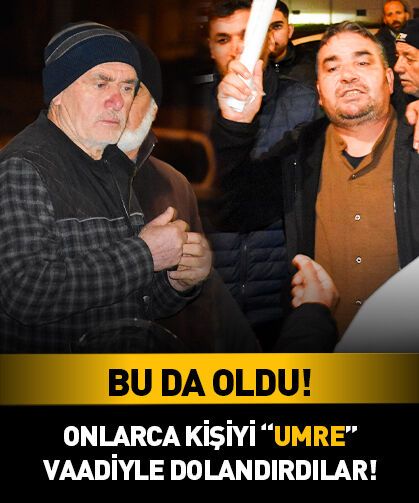 Umre vaadiyle dolandırıldılar!