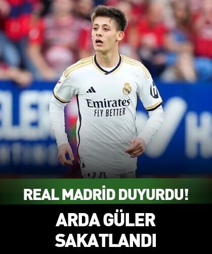 Arda Güler sakatlandı!