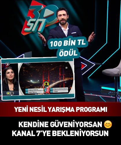 Kanal 7'nin yeni yarışma programı 30 Saniye başladı (Nasıl başvuru yapılır?)