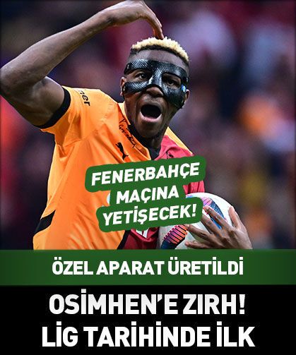 Osimhen'e karbon fiber zırh! Her şey Fenerbahçe maçı için...