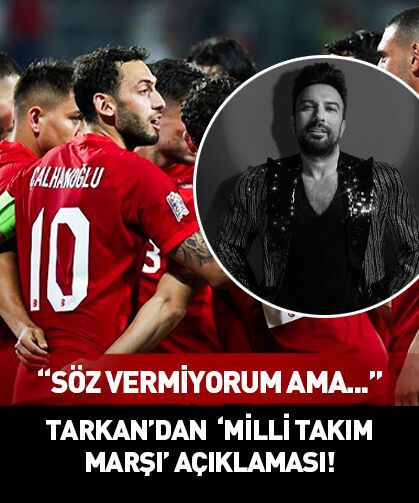 Tarkan'dan heyecanlandıran "milli takım marşı" açıklaması!
