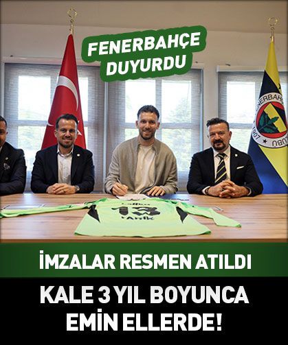 Kale 3 boyunca yıl emin ellerde! Fenerbahçe resmen duyurdu