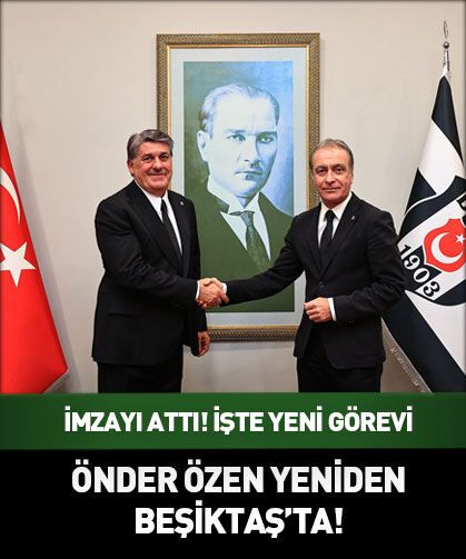 Beşiktaş Önder Özen'i resmen duyurdu! İşte görevi...