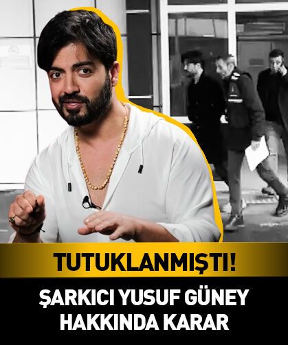 Şarkıcı Yusuf Güney hakkında yeni karar!