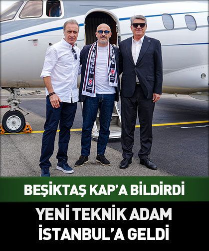 Beşiktaş'ın yeni teknik direktörünü KAP'a bildirdi