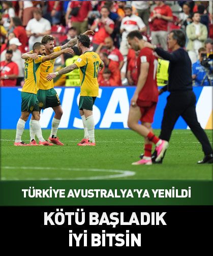 2026 FIFA Dünya Kupası: Avustralya 2-0 Türkiye (maç sonucu)