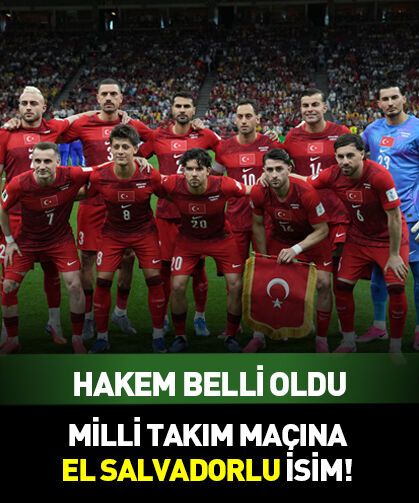 Türkiye - Paraguay maçının hakemi belli oldu!