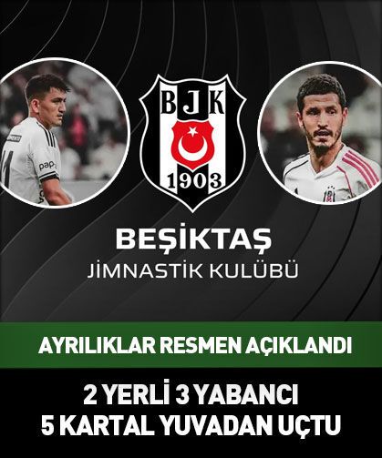 Beşiktaş neşteri vurdu! 5 isimle yollar ayrıldı