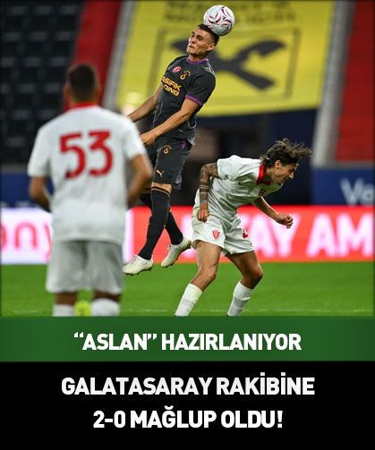 Galatasaray 0-2 Monza maç sonucu (Özet)