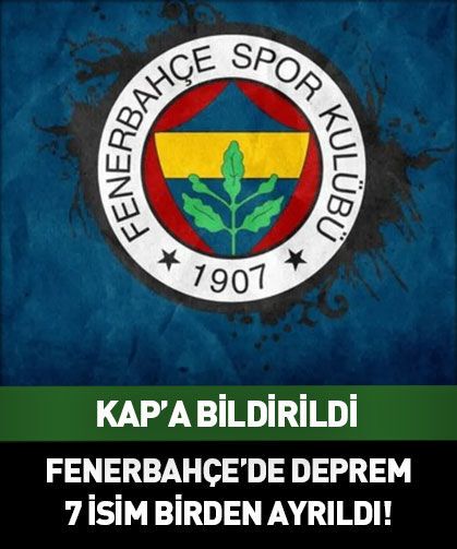 Fenerbahçe'de deprem! Sağ kolu istifa etti
